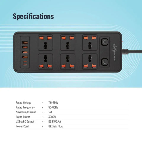 6 AC Dual Switch 3k W