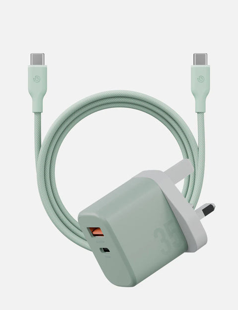 GoPort Velox Bundle – 35W Ultra-Compact GaN Wall Charger