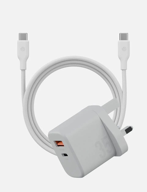 GoPort Velox Bundle – 35W Ultra-Compact GaN Wall Charger