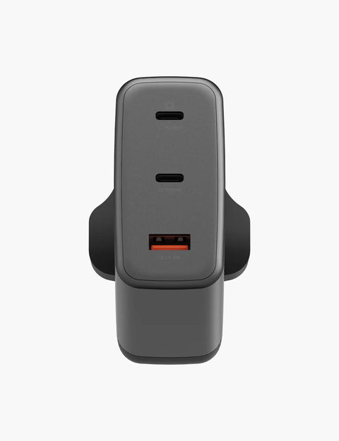 AmpCharge GaN100 (2 USB-C & 1 USB-A) | High-Efficiency GaN Charger