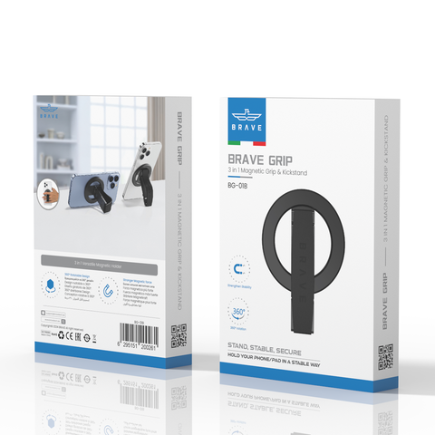 MagLoop 360° Rotatable Magnetic Phone Grip & Kickstand
