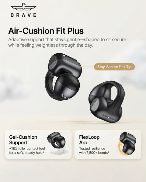 E-32 ClipFit Pro Open-Ear Wireless Earbuds