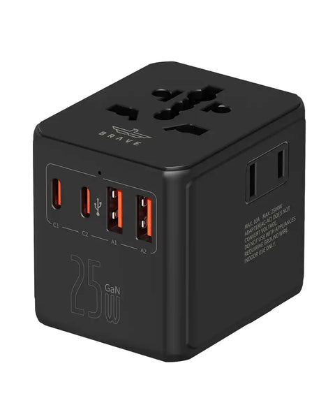 25W GaN Universal Travel Adapter