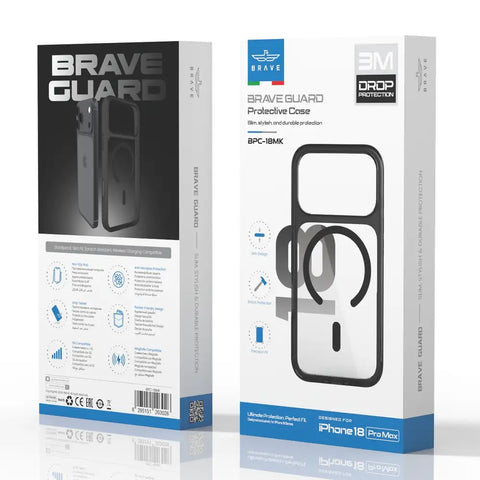 BRAVE Guard iPhone 18 Pro Max Protective Case with MagSafe, 15ft Military-Grade Drop Protection, Anti-Scratch, Anti-Yellowing