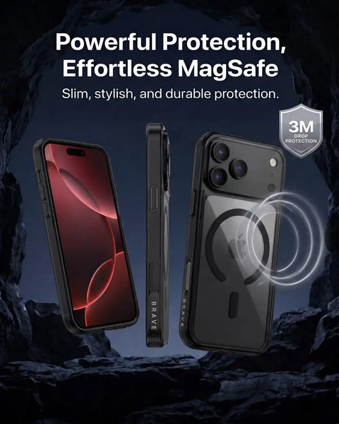 BRAVE Guard iPhone 18 Pro Max Protective Case with MagSafe, 15ft Military-Grade Drop Protection, Anti-Scratch, Anti-Yellowing