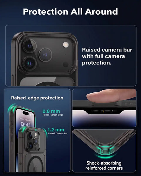 BRAVE Guard iPhone 18 Pro Max Protective Case with MagSafe, 15ft Military-Grade Drop Protection, Anti-Scratch, Anti-Yellowing