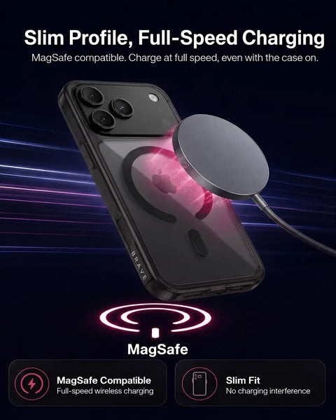 BRAVE Guard iPhone 18 Pro Max Protective Case with MagSafe, 15ft Military-Grade Drop Protection, Anti-Scratch, Anti-Yellowing