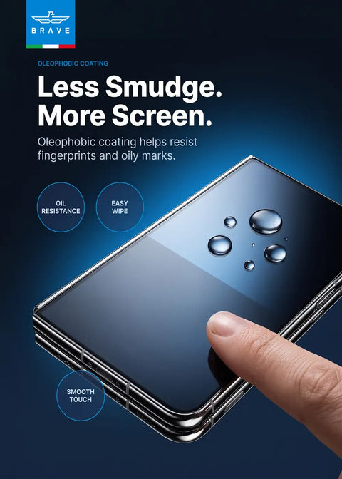 BRAVE Guard IPhone Duo Screen Protector, 9H Tempered Glass, 160° Anti-Spy Filter, HD Clear, Scratch Resistant, SP-18F
