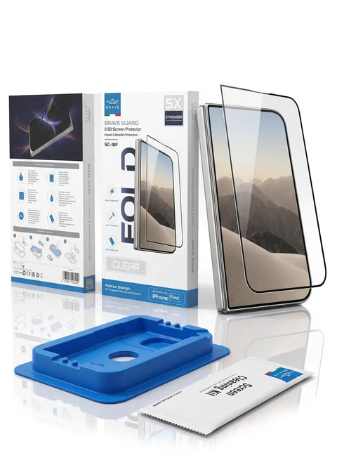 BRAVE Guard IPhone Duo Screen Protector, 9H Tempered Glass, 160° Anti-Spy Filter, HD Clear, Scratch Resistant, SP-18F