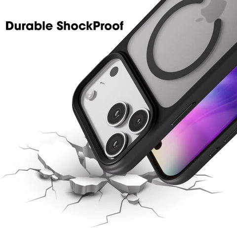 Blupebble Hybrid Matte Case compatible with Magsafe