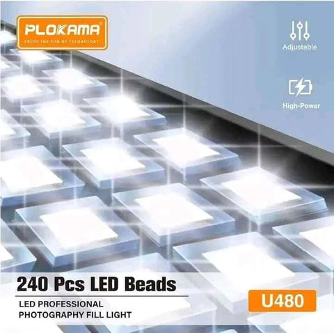 U480 Pro Fill Light 3000-6500K Rechargeable LED