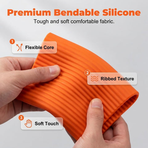 Foldable Silicone Phone Holder Flexible Anti-Slip Phone Holder Stand Bendable Freely Into Any Shape Multi-Angle Adjustable