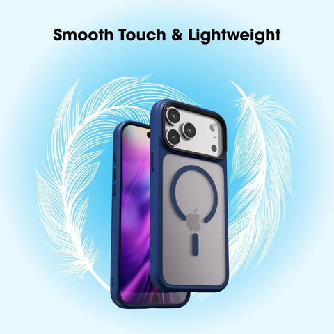 Blupebble Hybrid Matte Case compatible with Magsafe