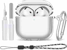 Blupebble Clear Guard Kit for AirPods