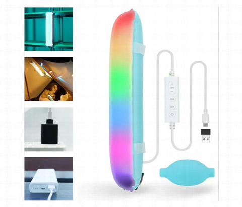 Zeniko Ot80R Rgb Tube Light 80Cm Inflatable 6 Dynamic Effects