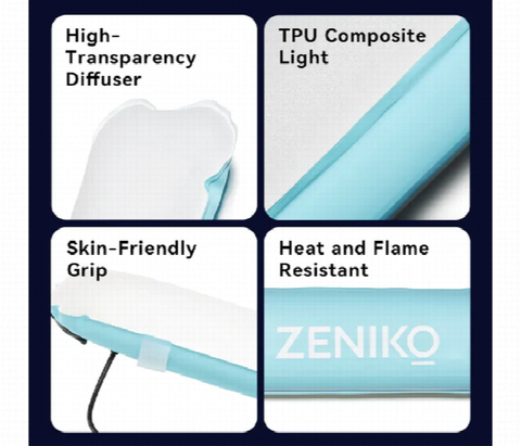 Zeniko Ot80R Rgb Tube Light 80Cm Inflatable 6 Dynamic Effects