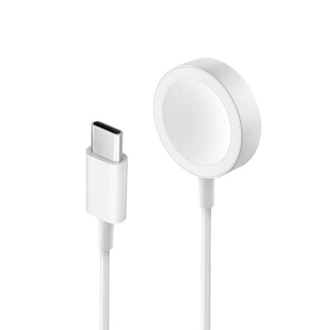 GoCharge Deuce Cable USB-C to USB-C with Integrated Watch Charger - 1.8M | White