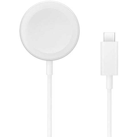 GoCharge Deuce Cable USB-C to USB-C with Integrated Watch Charger - 1.8M | White