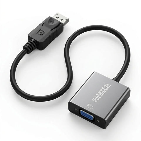 DisplayPort to VGA Adapter 15Pin Female Cable Converter Adapter