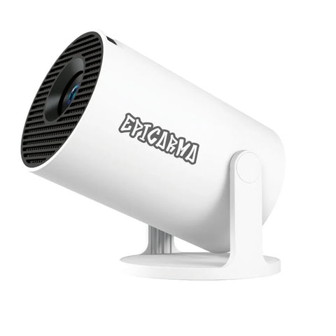 Smart Mini Projector with Android 14, Portable Projector with 4K Support