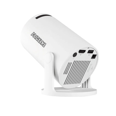 Smart Mini Projector with Android 14, Portable Projector with 4K Support