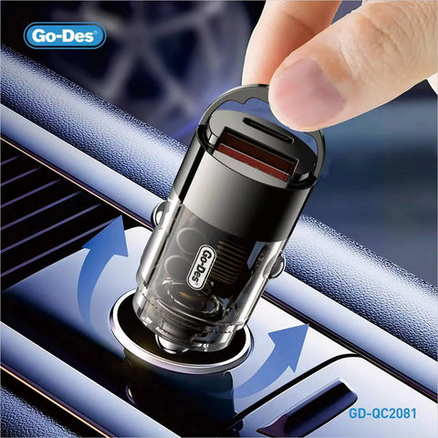 PD + QC 3.0 Quick Car Adapter