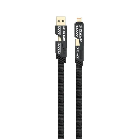 2-In-2 Braided Fast Charging Cable