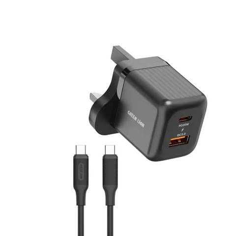 Ultra Compact GaN Wall Charger Pin A+C 20W