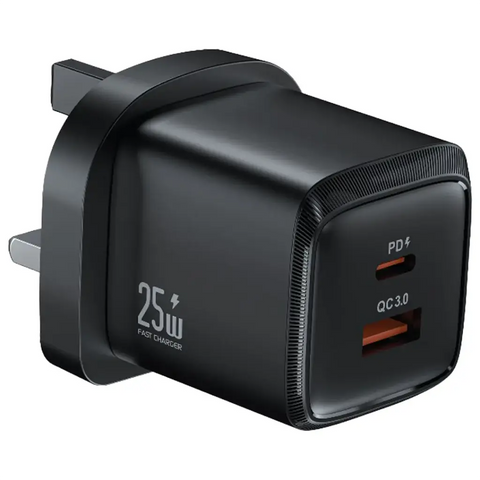 Green Lion G-Charge Series Dual Port Wall Charger 25W UK Plug