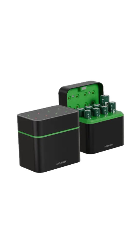 قاعدة شحن بطاريات قابلة لإعادة الشحن 4*AA + 4*AAA USB-C