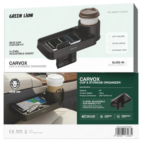 Carvox Cup & Storage Organizer
