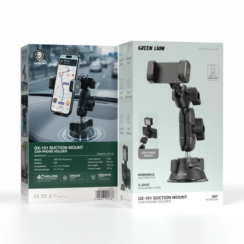 Green Lion GX-101 Suction Mount Car Phone Holder