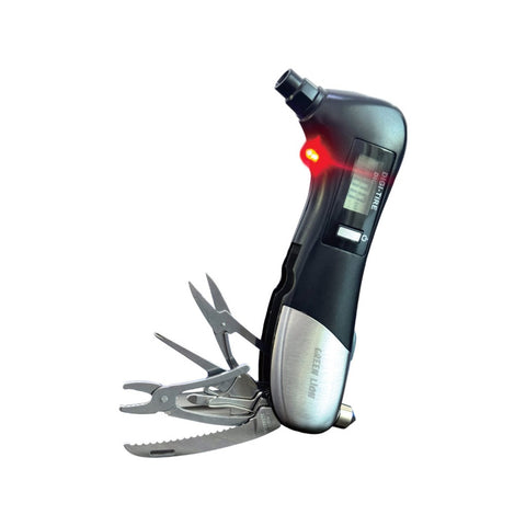 Digital Tire Pressure Gauge 9 In 1 Rescue Tool
