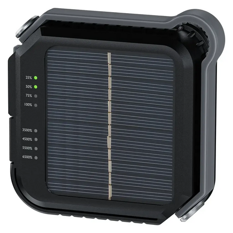 Solar Lumix Portable LED Light with Power Bank (4000mAh)