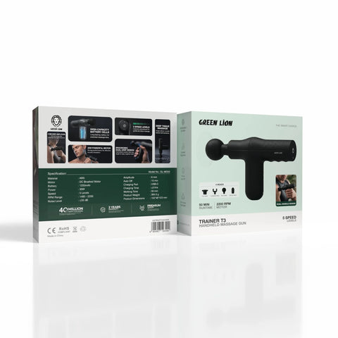 Green Lion Trainer T3 Handheld Massage Gun