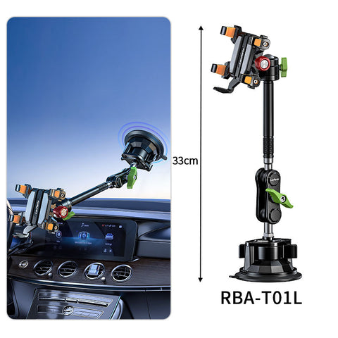 Heavy Duty Metal Mobile Phone Holder Anti-Shake Shockproof Mount for Motorcycle Bike Handlebar