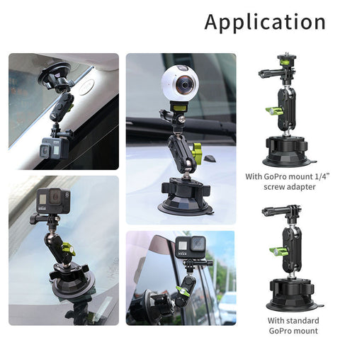 Action Camera Suction Cup Mount, UBA-GO/G1