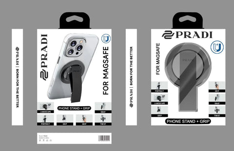 Pradl Silicone Aluminum Alloy Magnetic Phone Holder