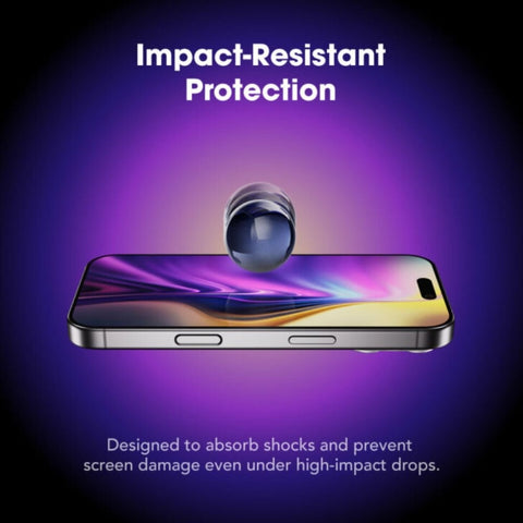 Graphene Rock Series Tempered Glass 2.5D Screen Protector For iPhone 17 Series