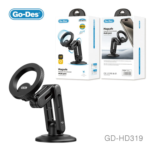 MagSafe Magnetic Phone Bracket Powerful Adsorption Suction Cup for Car Dashboard Windscreen