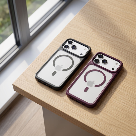Blupebble Hybrid Matte Case compatible with Magsafe