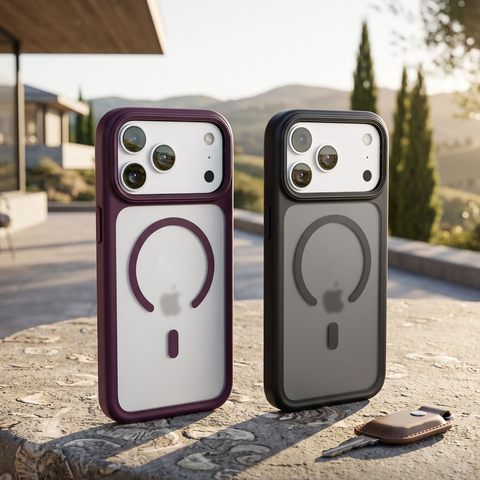 Blupebble Hybrid Matte Case compatible with Magsafe