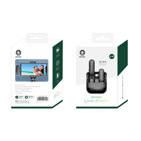 Green Lion Wireless Microphone (Lightning Connector)