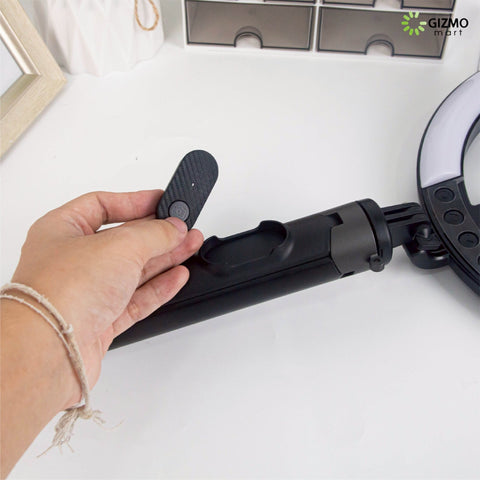 P61Q Aluminum Ring Light Selfie Stick
