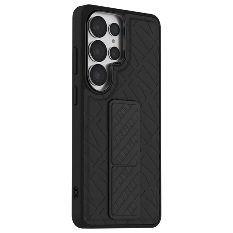 Morphix Cuero Grip Stand Case for S26 Ultra