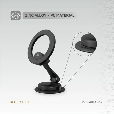 Aria MagSafe Car Phone Holder With Rotatable Base