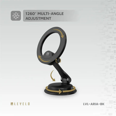 Aria MagSafe Car Phone Holder With Rotatable Base