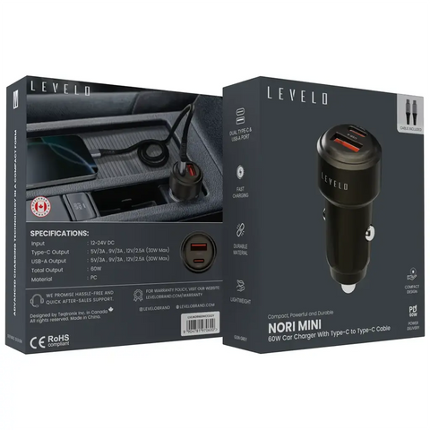 Nori Mini 60W Car Charger