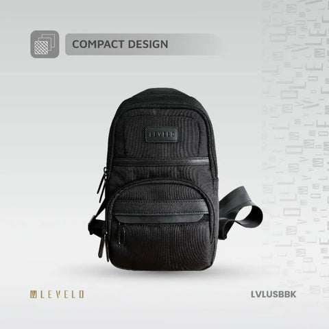 Levelo Urban Sling Bag - Black