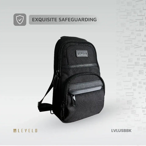 Levelo Urban Sling Bag - Black